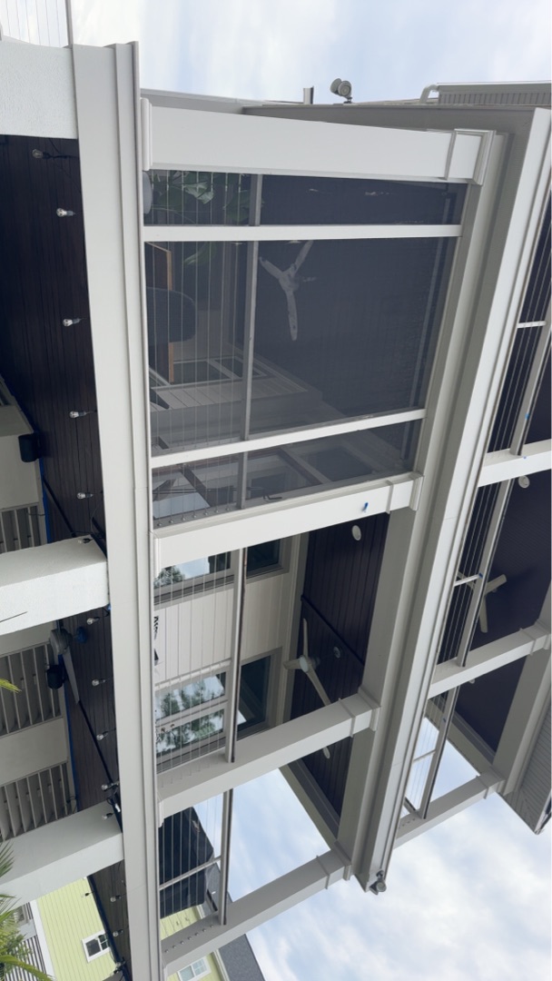 Multi-story exterior painting finished